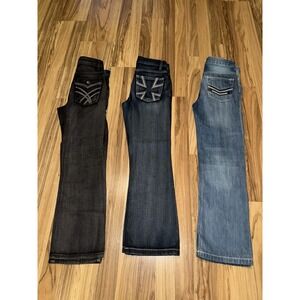 NEW Route 66 Bootcut Jeans Boys Sz‎ 10 Y2K Lot Of 3 Denim